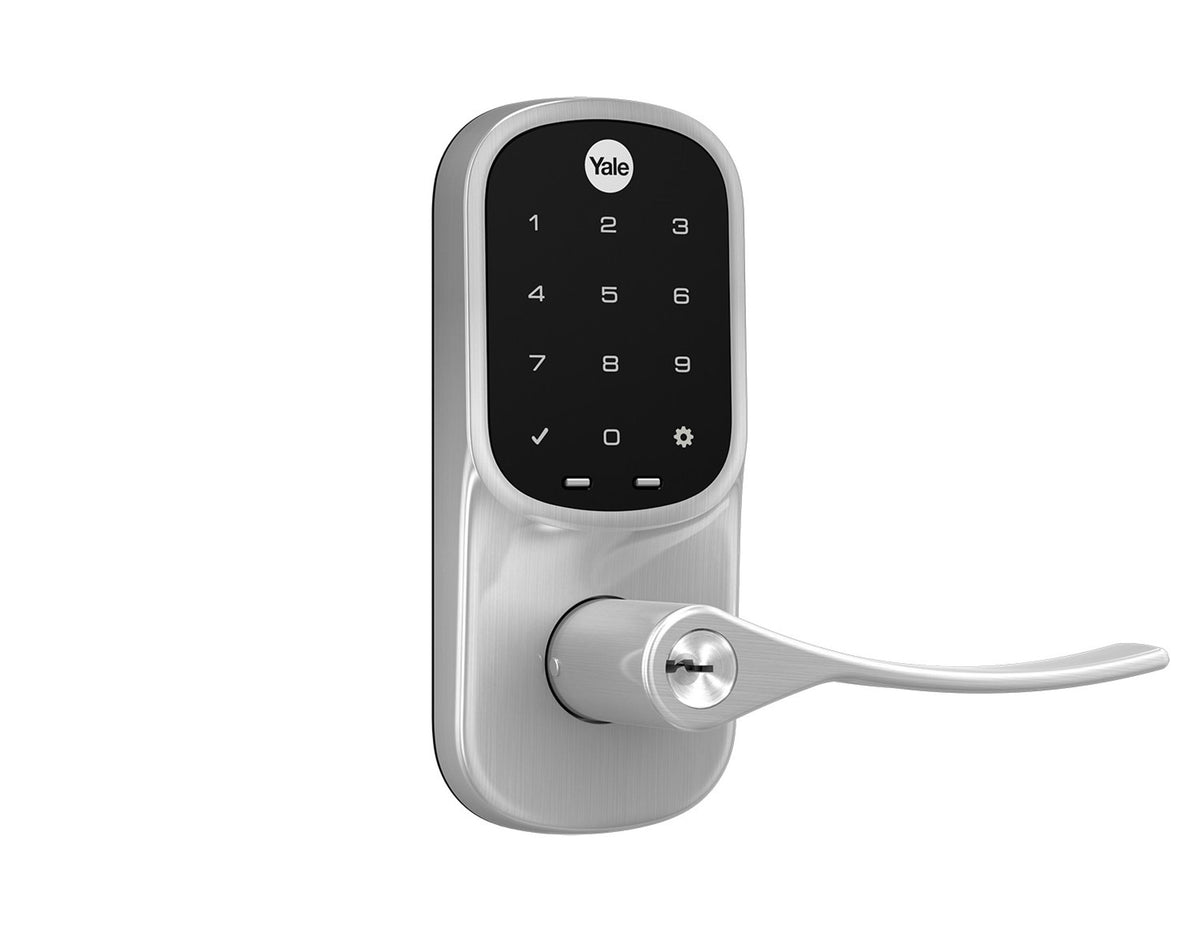 Crestron CLK-YL-YRL226-CR2-619 - Yale® Assure Lever Lock, Touchscreen Keypad with infiNET EX® Technology, Satin Nickel