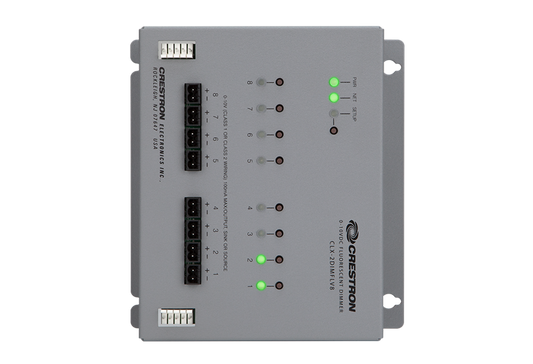 Crestron CLX-2DIMFLV8 - 8 Channel 0-10V Dimmer Module, 2 Feeds, 120V