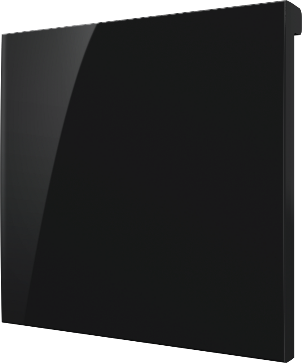 Crestron CM2-BTN-LG-B-S BLANK - Cameo® 2 Backlit Engravable Pushbutton, Large, Black Smooth, Blank