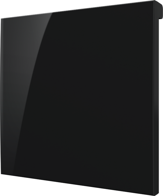 Crestron CM2-BTN-LG-B-S BLANK - Cameo® 2 Backlit Engravable Pushbutton, Large, Black Smooth, Blank