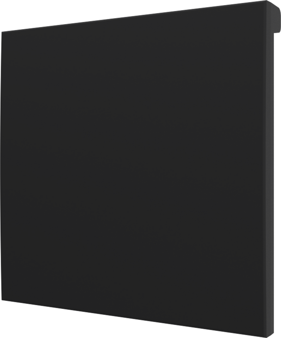 Crestron CM2-BTN-LG-B-T BLANK - Cameo® 2 Backlit Engravable Pushbutton, Large, Black Textured, Blank