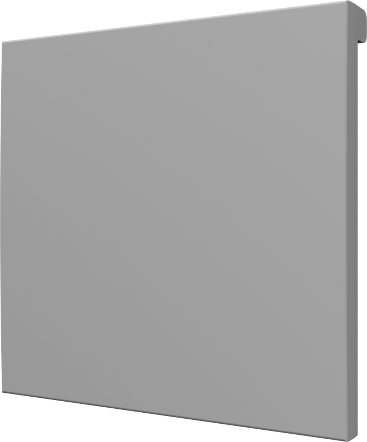Crestron CM2-BTN-LG-G-T BLANK - Cameo® 2 Backlit Engravable Pushbutton, Large, Gray Textured, Blank