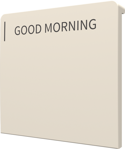 Crestron CM2-BTN-LG-TOP-A-T ENGRAVED - Cameo® 2 Backlit Engravable Pushbutton, Large, Top, Almond Textured, Custom Engraved