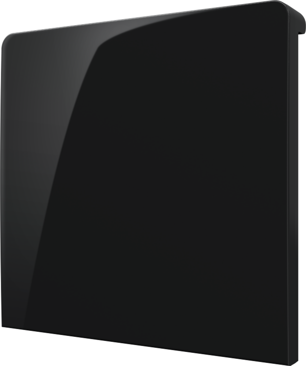 Crestron CM2-BTN-LG-TOP-B-S BLANK - Cameo® 2 Backlit Engravable Pushbutton, Large, Top, Black Smooth, Blank