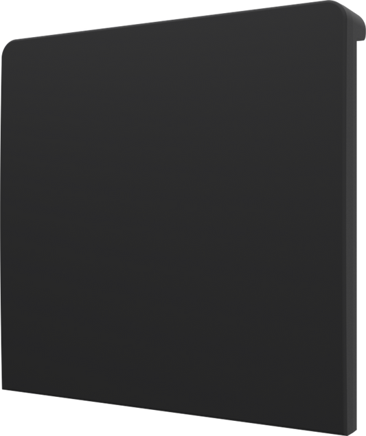 Crestron CM2-BTN-LG-TOP-B-T BLANK - Cameo® 2 Backlit Engravable Pushbutton, Large, Top, Black Textured, Blank