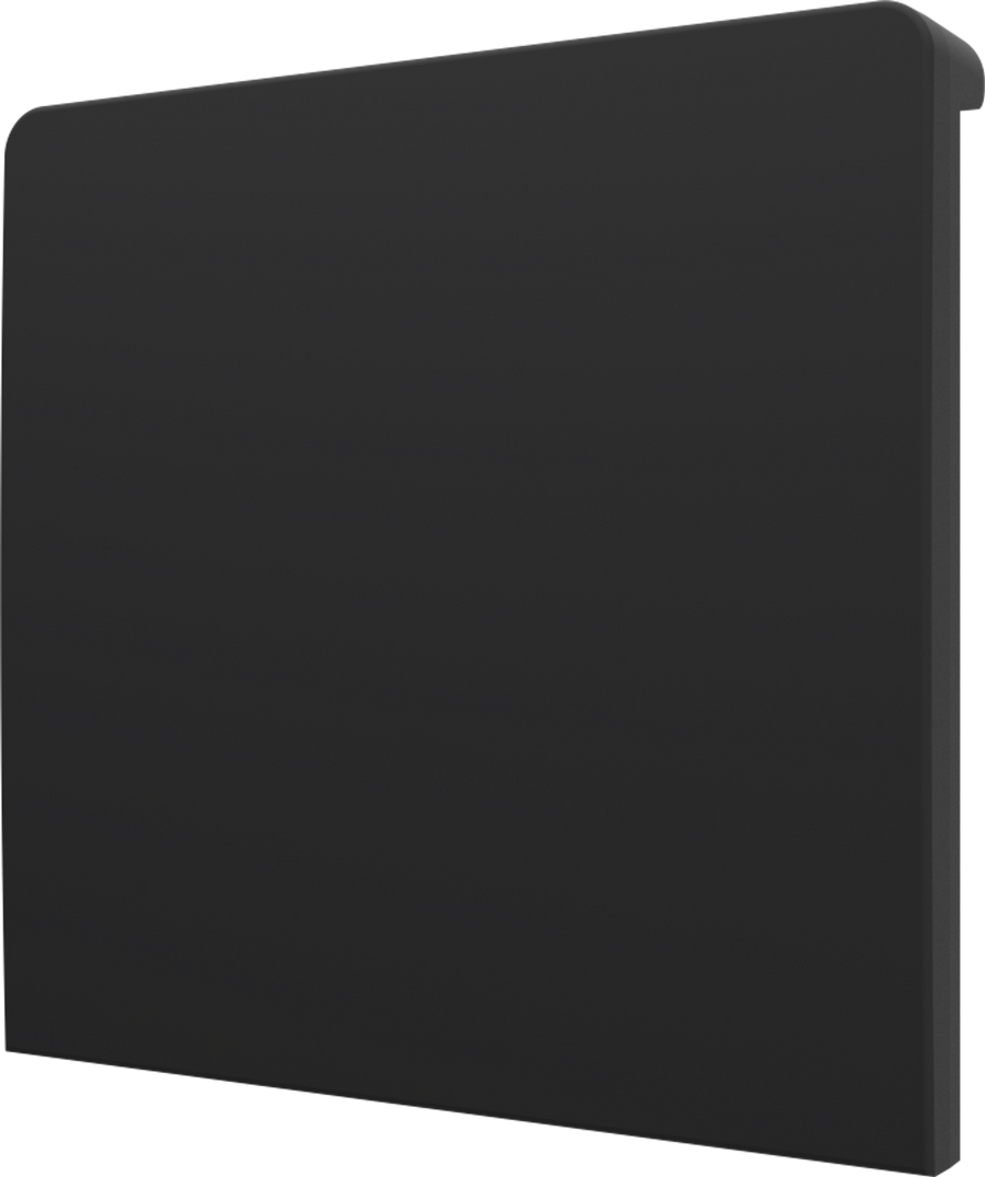 Crestron CM2-BTN-LG-TOP-B-T BLANK - Cameo® 2 Backlit Engravable Pushbutton, Large, Top, Black Textured, Blank