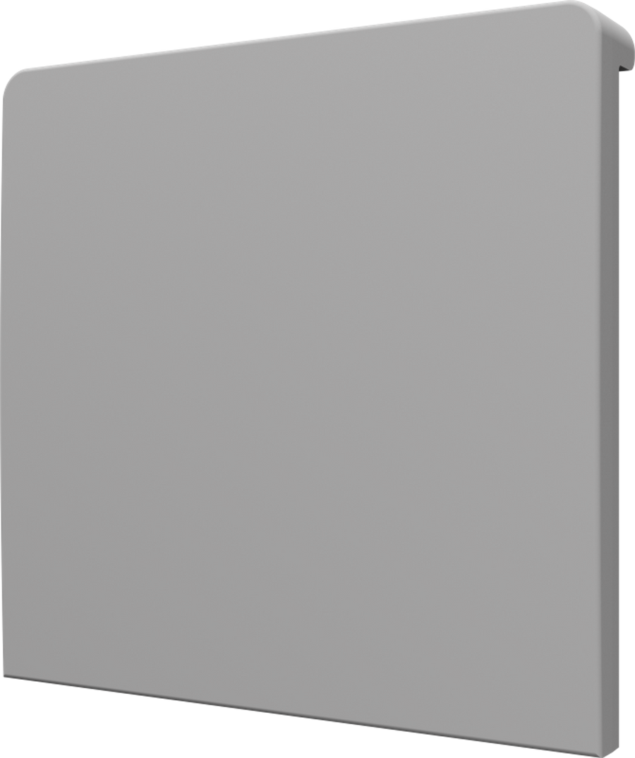 Crestron CM2-BTN-LG-TOP-G-T BLANK - Cameo® 2 Backlit Engravable Pushbutton, Large, Top, Gray Textured, Blank