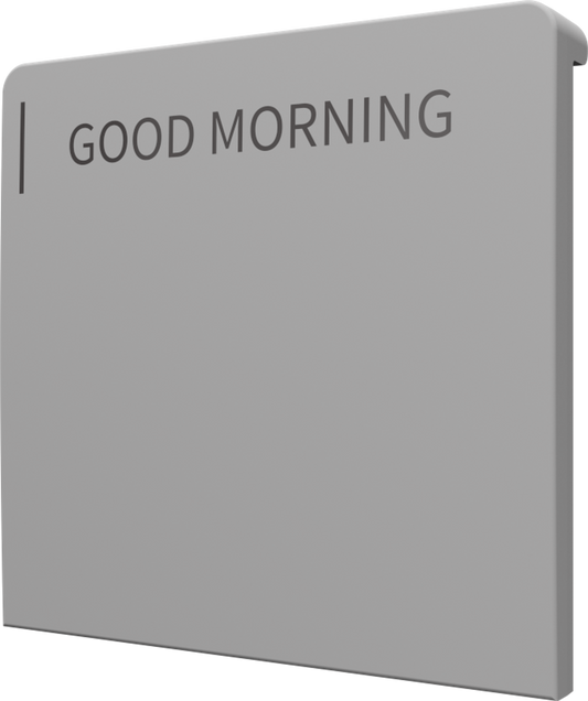 Crestron CM2-BTN-LG-TOP-G-T ENGRAVED - Cameo® 2 Backlit Engravable Pushbutton, Large, Top, Gray Textured, Custom Engraved