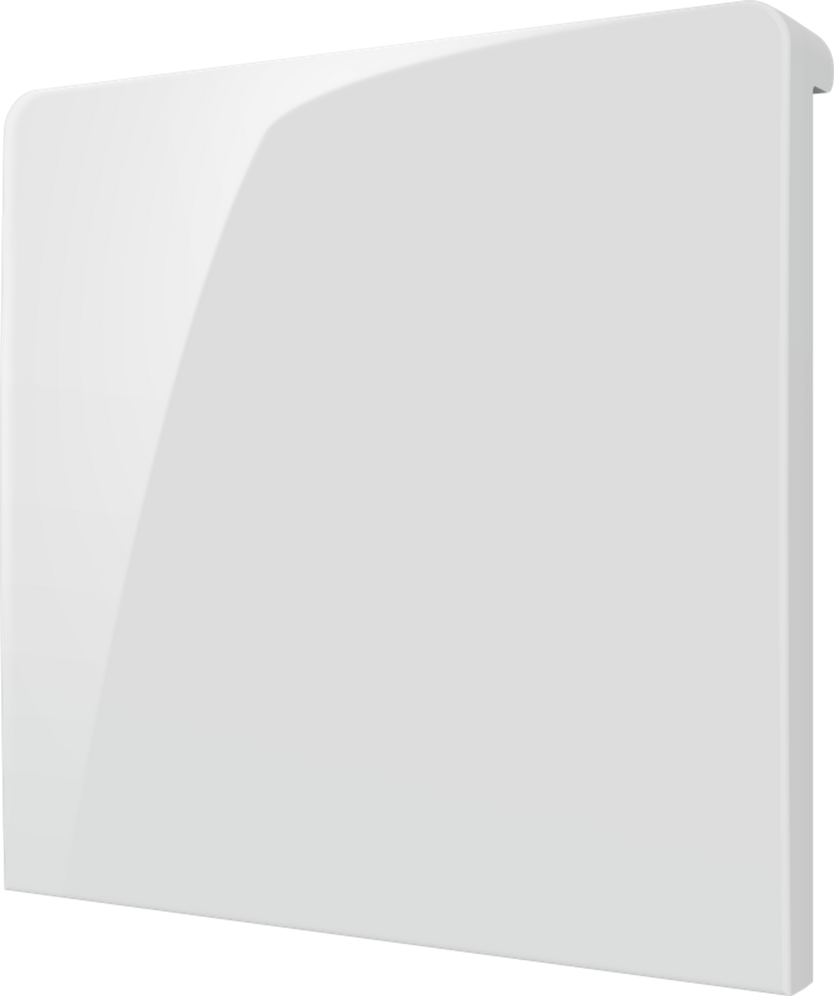 Crestron CM2-BTN-LG-TOP-W-S BLANK - Cameo® 2 Backlit Engravable Pushbutton, Large, Top, White Smooth, Blank