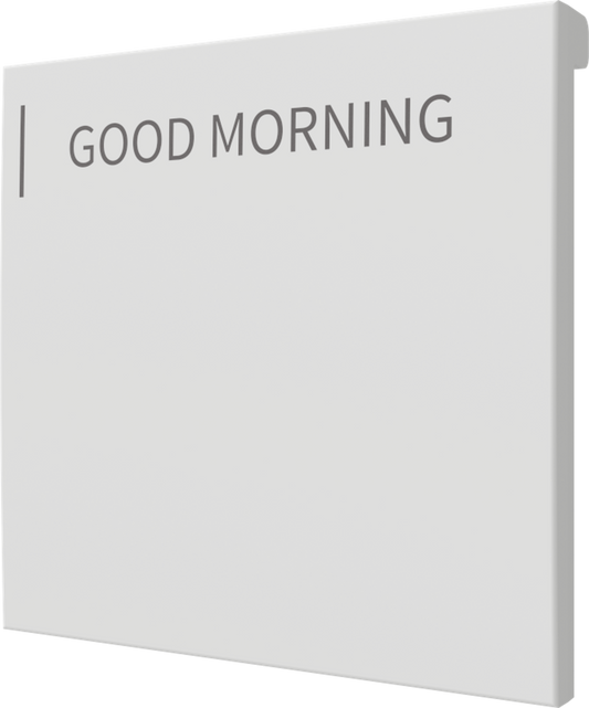 Crestron CM2-BTN-LG-W-T ENGRAVED - Cameo® 2 Backlit Engravable Pushbutton, Large, White Textured, Custom Engraved