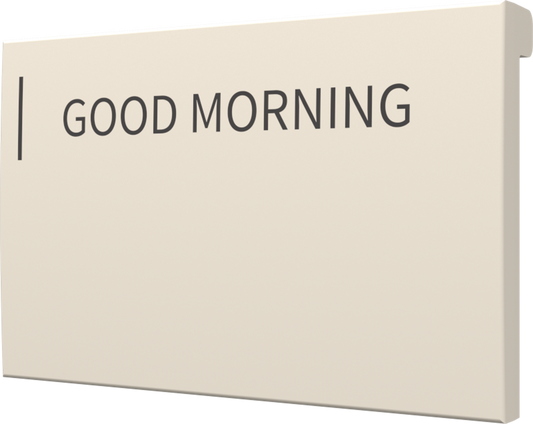 Crestron CM2-BTN-MD-A-T ENGRAVED - Cameo® 2 Backlit Engravable Pushbutton, Medium, Almond Textured, Custom Engraved