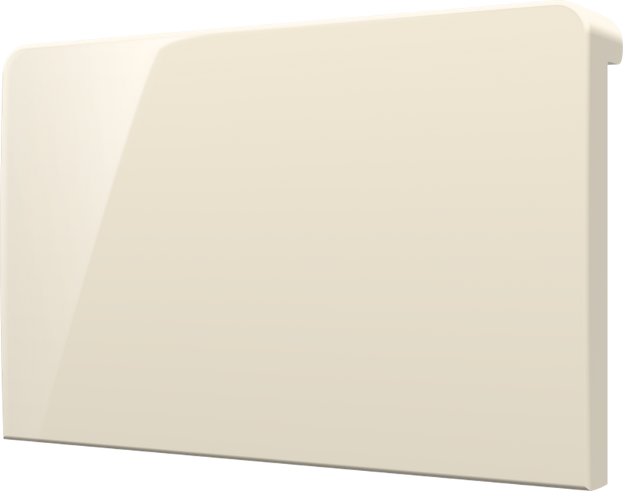 Crestron CM2-BTN-MD-TOP-A-S BLANK - Cameo® 2 Backlit Engravable Pushbutton, Medium, Top, Almond Smooth, Blank