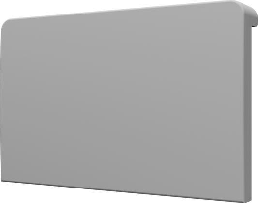 Crestron CM2-BTN-MD-TOP-G-T BLANK - Cameo® 2 Backlit Engravable Pushbutton, Medium, Top, Gray Textured, Blank