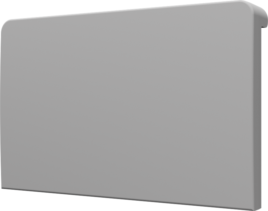 Crestron CM2-BTN-MD-TOP-G-T BLANK - Cameo® 2 Backlit Engravable Pushbutton, Medium, Top, Gray Textured, Blank