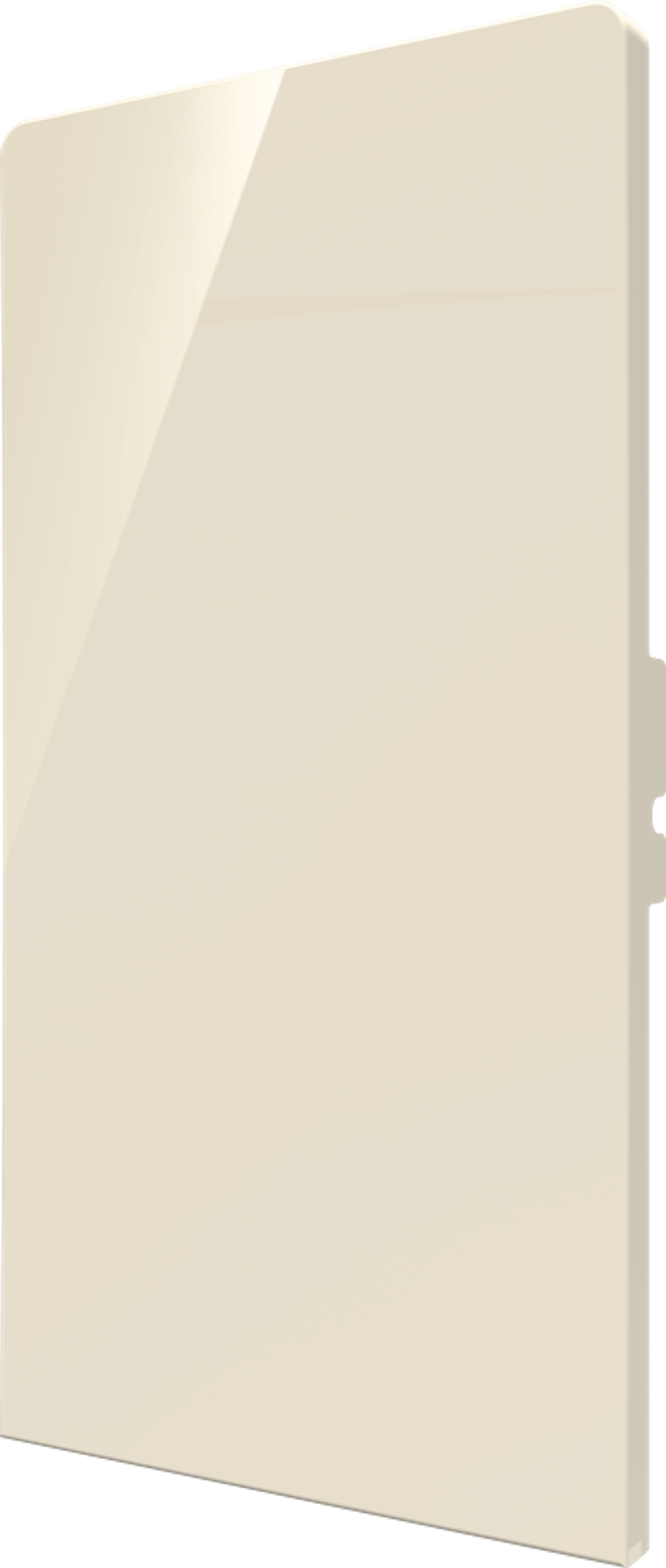 Crestron CM2-BTN-RKR-A-S BLANK - Cameo® 2 Backlit Engravable Pushbutton, Rocker, Almond Smooth, Blank