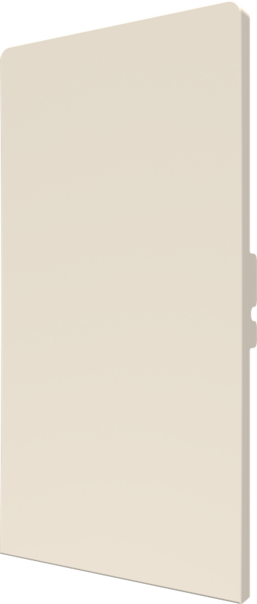 Crestron CM2-BTN-RKR-A-T BLANK - Cameo® 2 Backlit Engravable Pushbutton, Rocker, Almond Textured, Blank