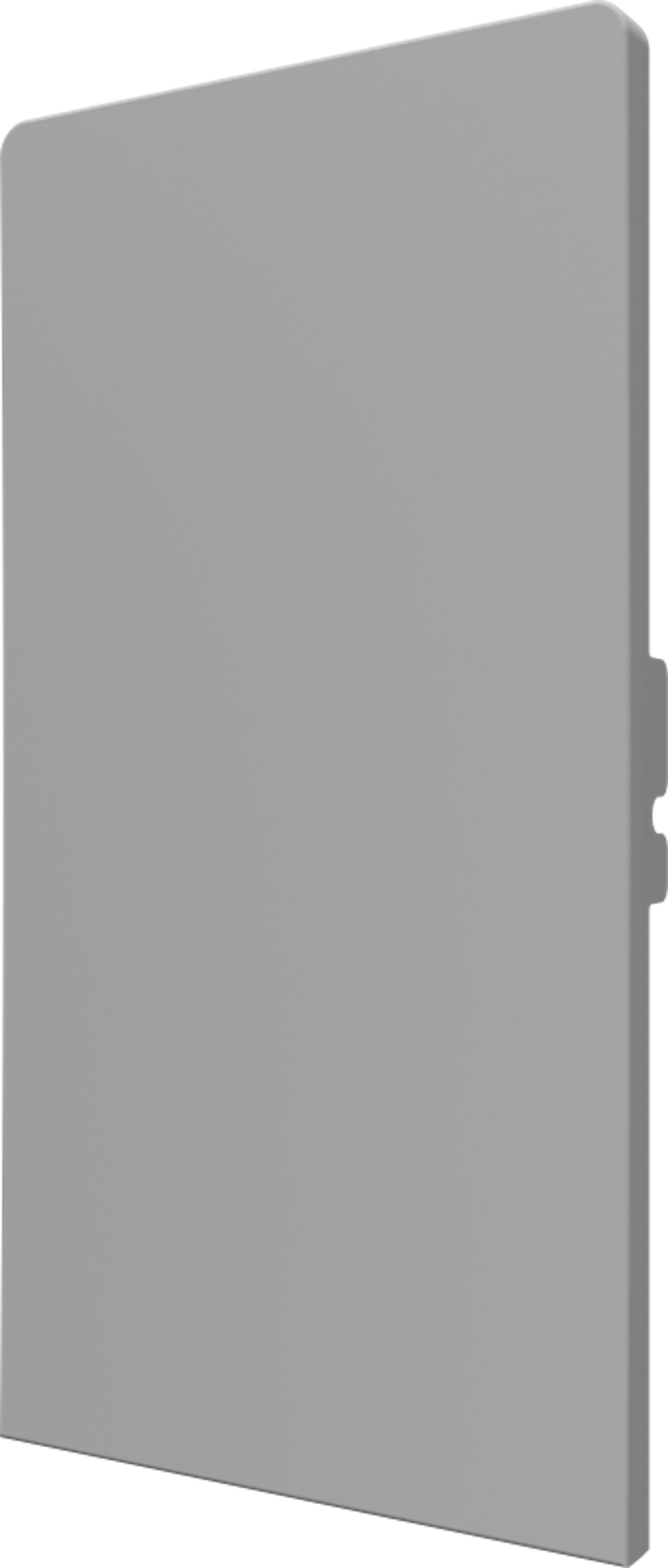 Crestron CM2-BTN-RKR-G-T BLANK - Cameo® 2 Backlit Engravable Pushbutton, Rocker, Gray Textured, Blank