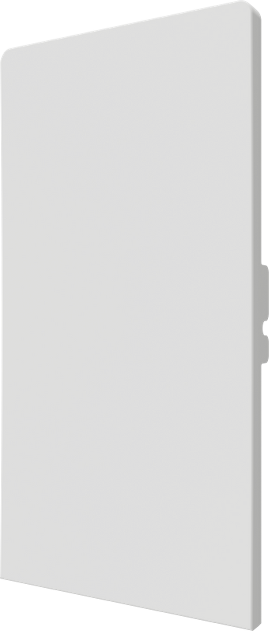 Crestron CM2-BTN-RKR-W-T BLANK - Cameo® 2 Backlit Engravable Pushbutton, Rocker, White Textured, Blank
