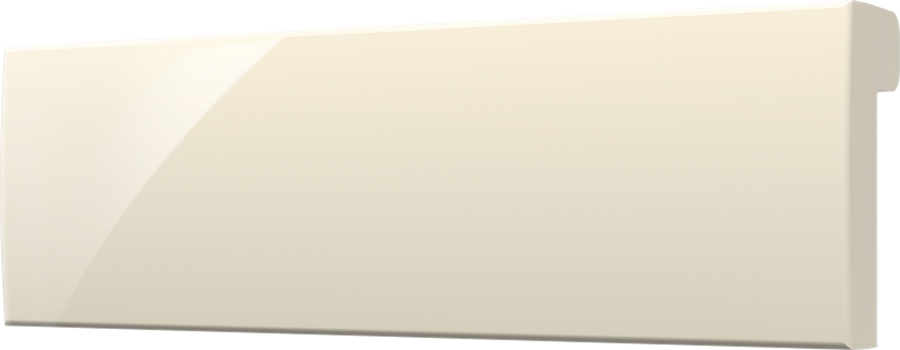 Crestron CM2-BTN-SM-A-S BLANK - Cameo® 2 Backlit Engravable Pushbutton, Small, Almond Smooth, Blank