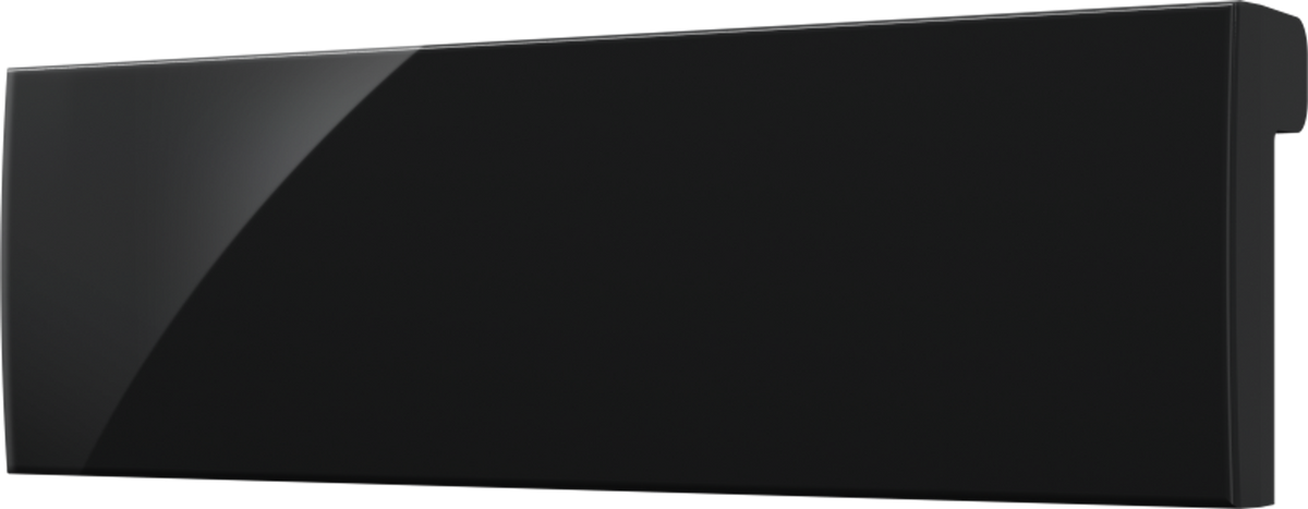 Crestron CM2-BTN-SM-B-S BLANK - Cameo® 2 Backlit Engravable Pushbutton, Small, Black Smooth, Blank