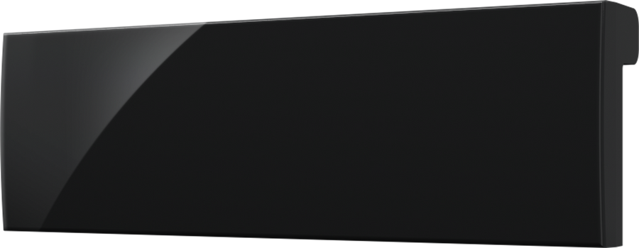 Crestron CM2-BTN-SM-B-S BLANK - Cameo® 2 Backlit Engravable Pushbutton, Small, Black Smooth, Blank