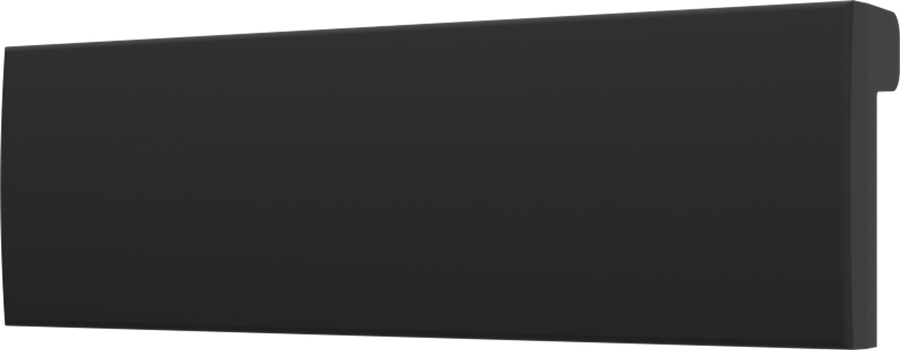 Crestron CM2-BTN-SM-B-T BLANK - Cameo® 2 Backlit Engravable Pushbutton, Small, Black Textured, Blank