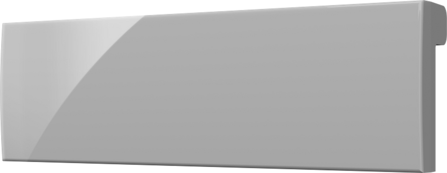 Crestron CM2-BTN-SM-G-S BLANK - Cameo® 2 Backlit Engravable Pushbutton, Small, Gray Smooth, Blank