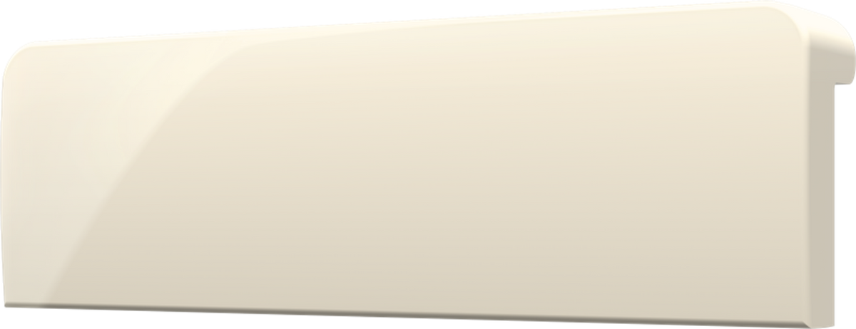 Crestron CM2-BTN-SM-TOP-A-S BLANK - Cameo® 2 Backlit Engravable Pushbutton, Small, Top, Almond Smooth, Blank