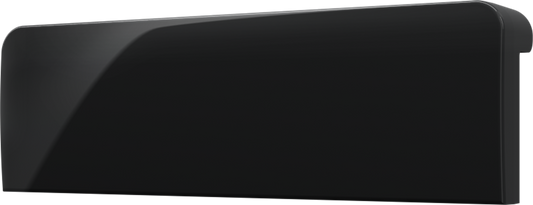 Crestron CM2-BTN-SM-TOP-B-S BLANK - Cameo® 2 Backlit Engravable Pushbutton, Small, Top, Black Smooth, Blank