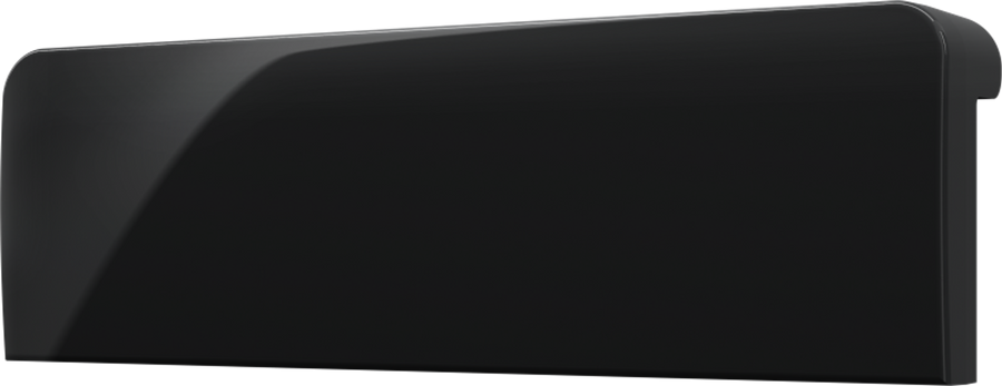 Crestron CM2-BTN-SM-TOP-B-S BLANK - Cameo® 2 Backlit Engravable Pushbutton, Small, Top, Black Smooth, Blank