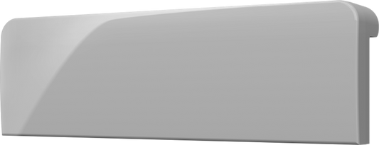 Crestron CM2-BTN-SM-TOP-G-S BLANK - Cameo® 2 Backlit Engravable Pushbutton, Small, Top, Gray Smooth, Blank