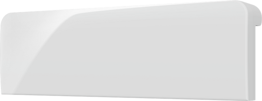 Crestron CM2-BTN-SM-TOP-W-S BLANK - Cameo® 2 Backlit Engravable Pushbutton, Small, Top, White Smooth, Blank