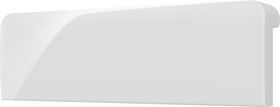 Crestron CM2-BTN-SM-TOP-W-S BLANK - Cameo® 2 Backlit Engravable Pushbutton, Small, Top, White Smooth, Blank