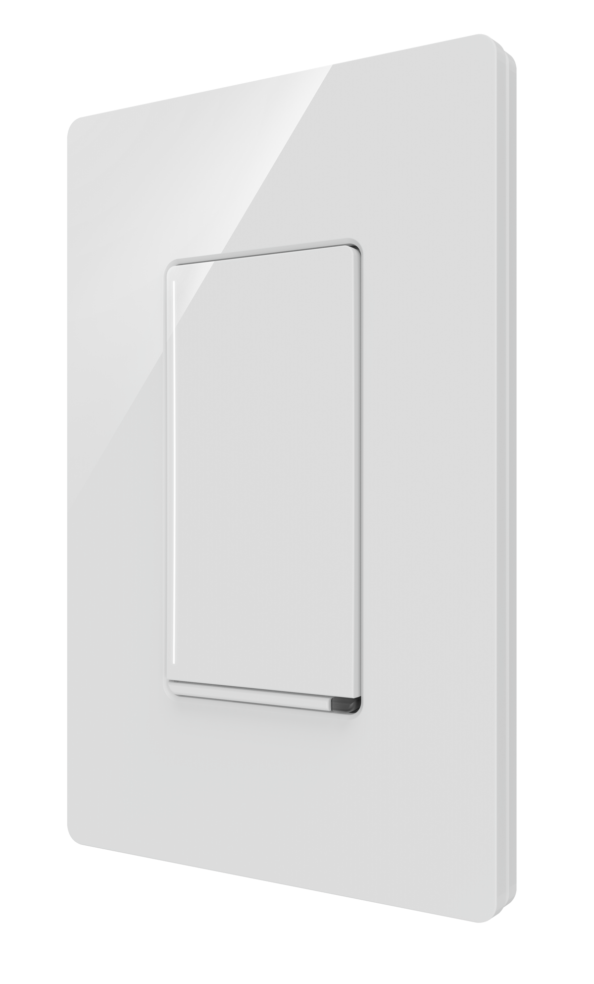 Crestron CM2-DIMUEX-RKR-W-S - Cameo® 2 In-Wall Universal Phase Dimmer with infiNET EX® Wireless Communication, 100-240VAC, Rocker Only, Standard Engraved, White Smooth