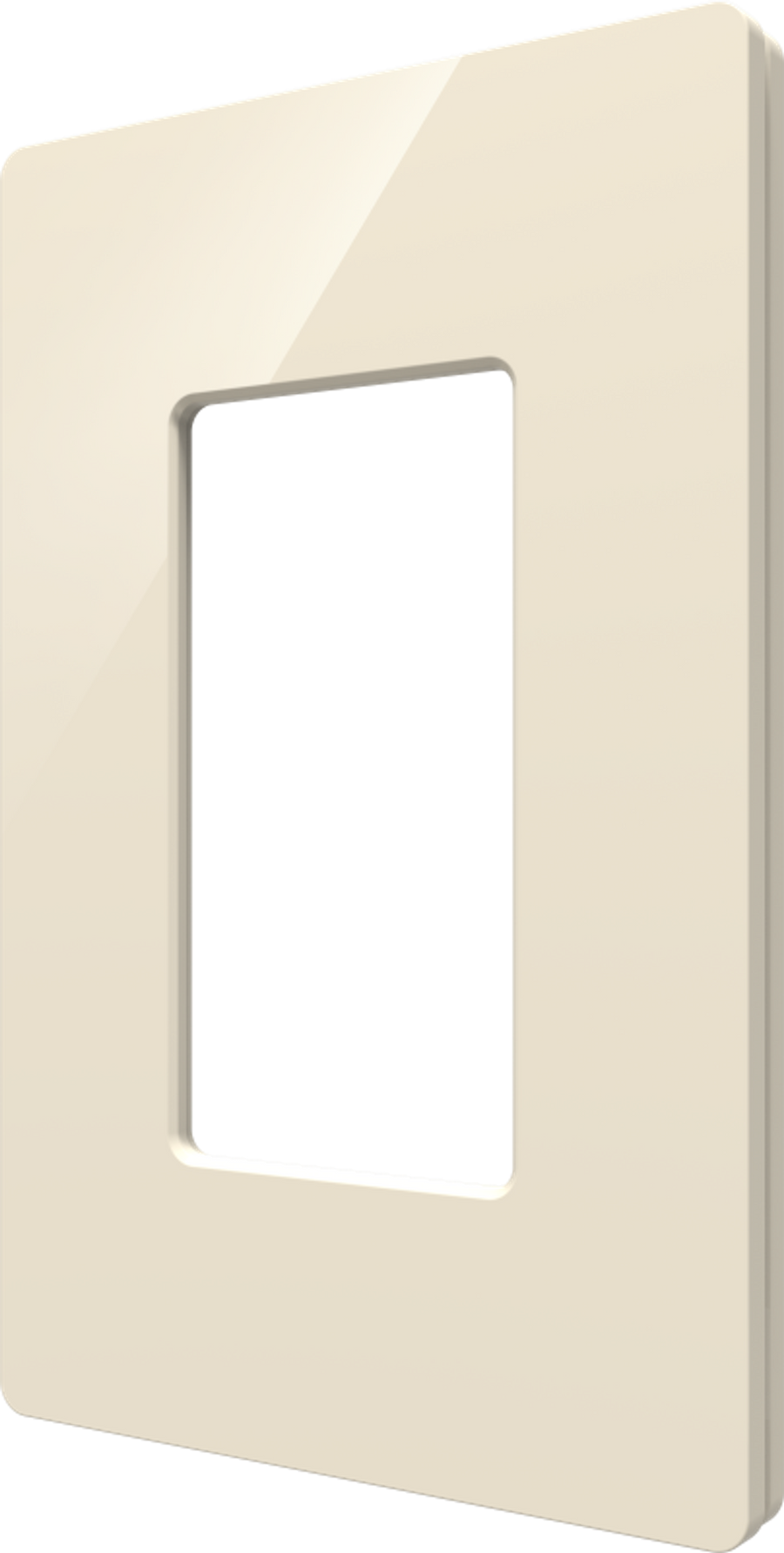Crestron CM2-FP-G1-A-S - Cameo® 2 Faceplate, 1-Gang, Almond Smooth