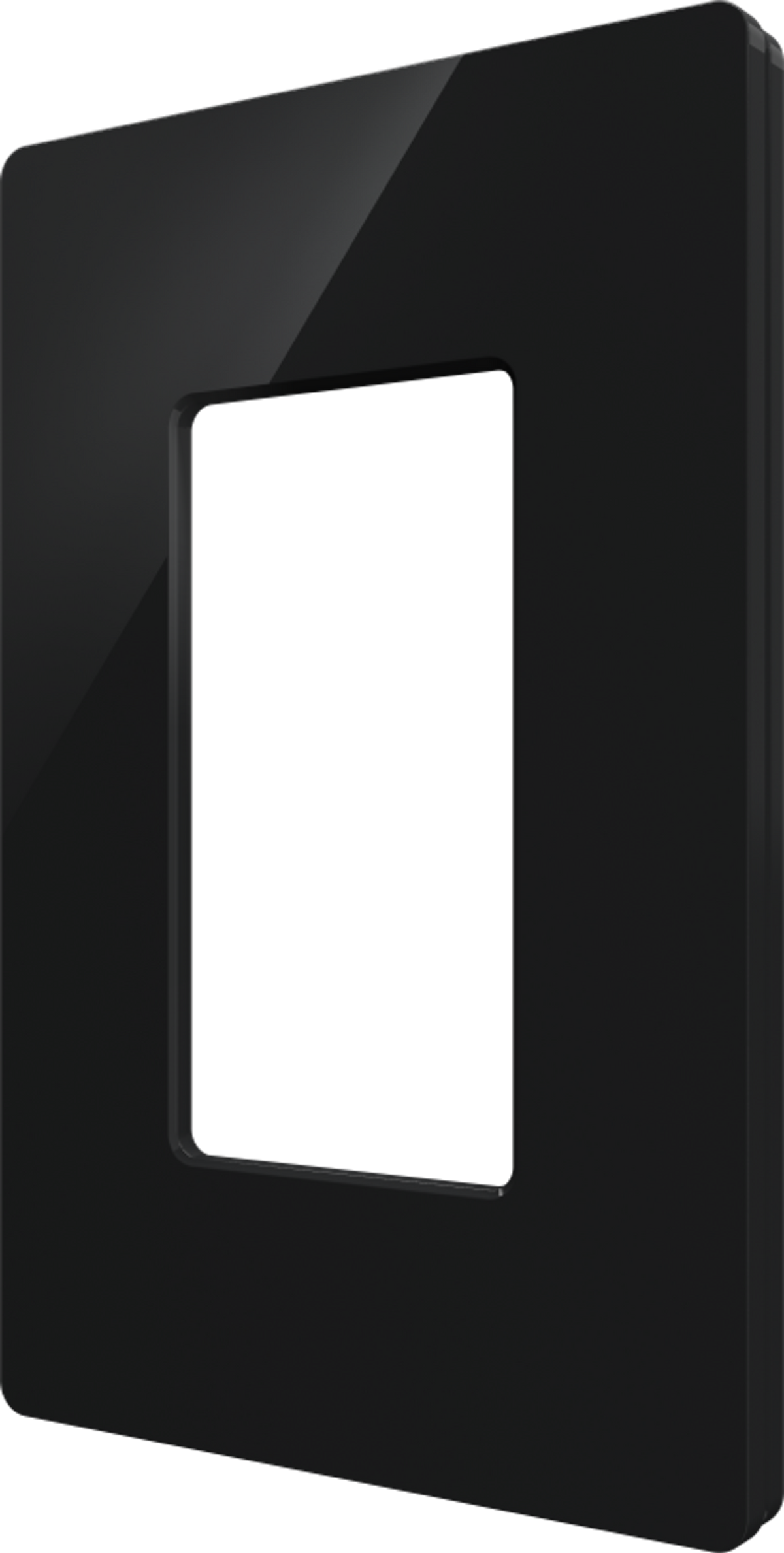 Crestron CM2-FP-G1-B-S - Cameo® 2 Faceplate, 1-Gang, Black Smooth