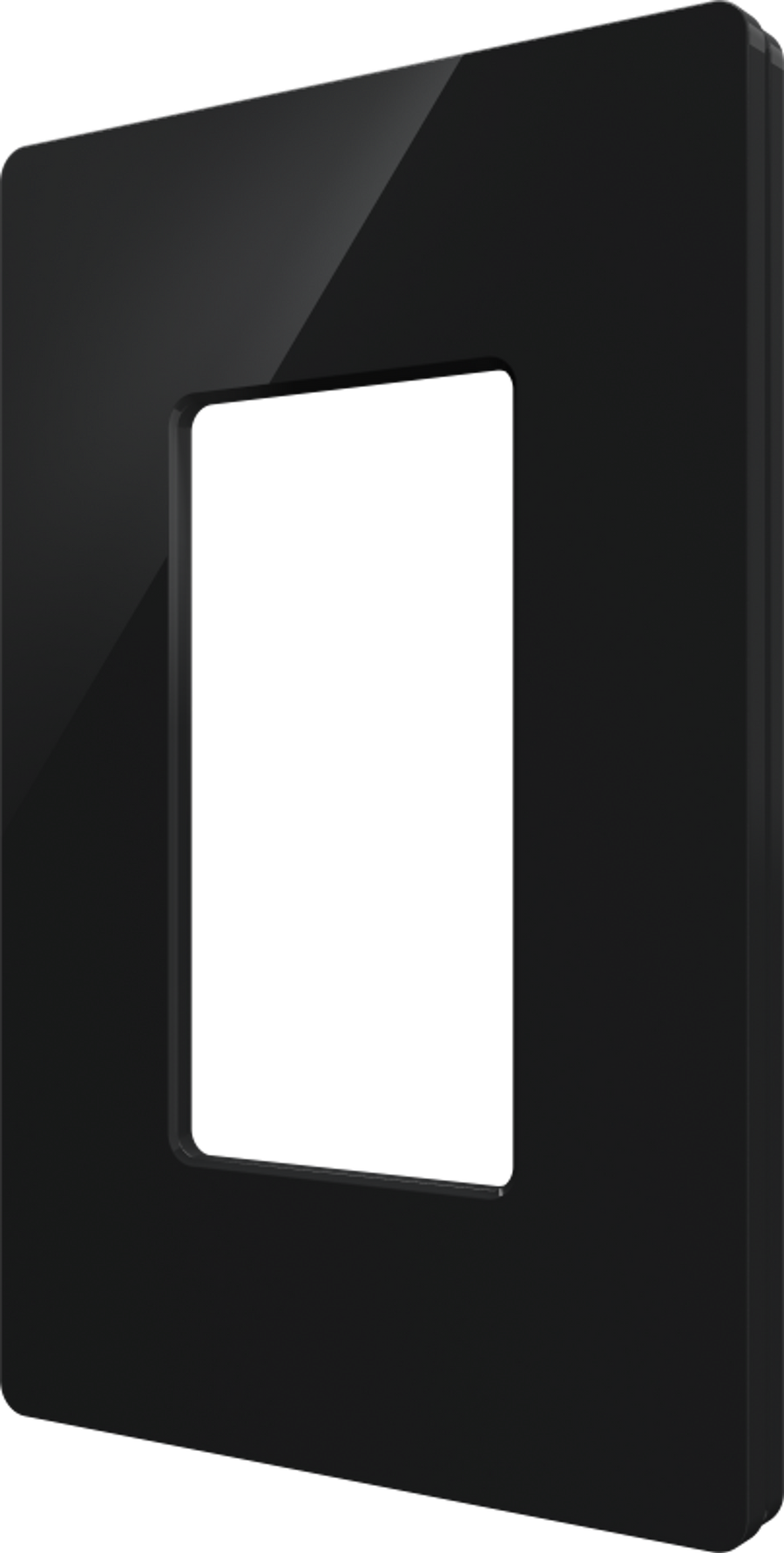 Crestron CM2-FP-G1-B-S - Cameo® 2 Faceplate, 1-Gang, Black Smooth