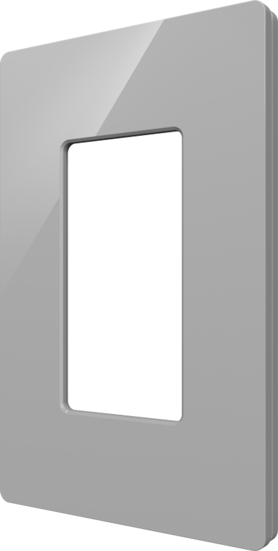 Crestron CM2-FP-G1-G-S - Cameo® 2 Faceplate, 1-Gang, Gray Smooth