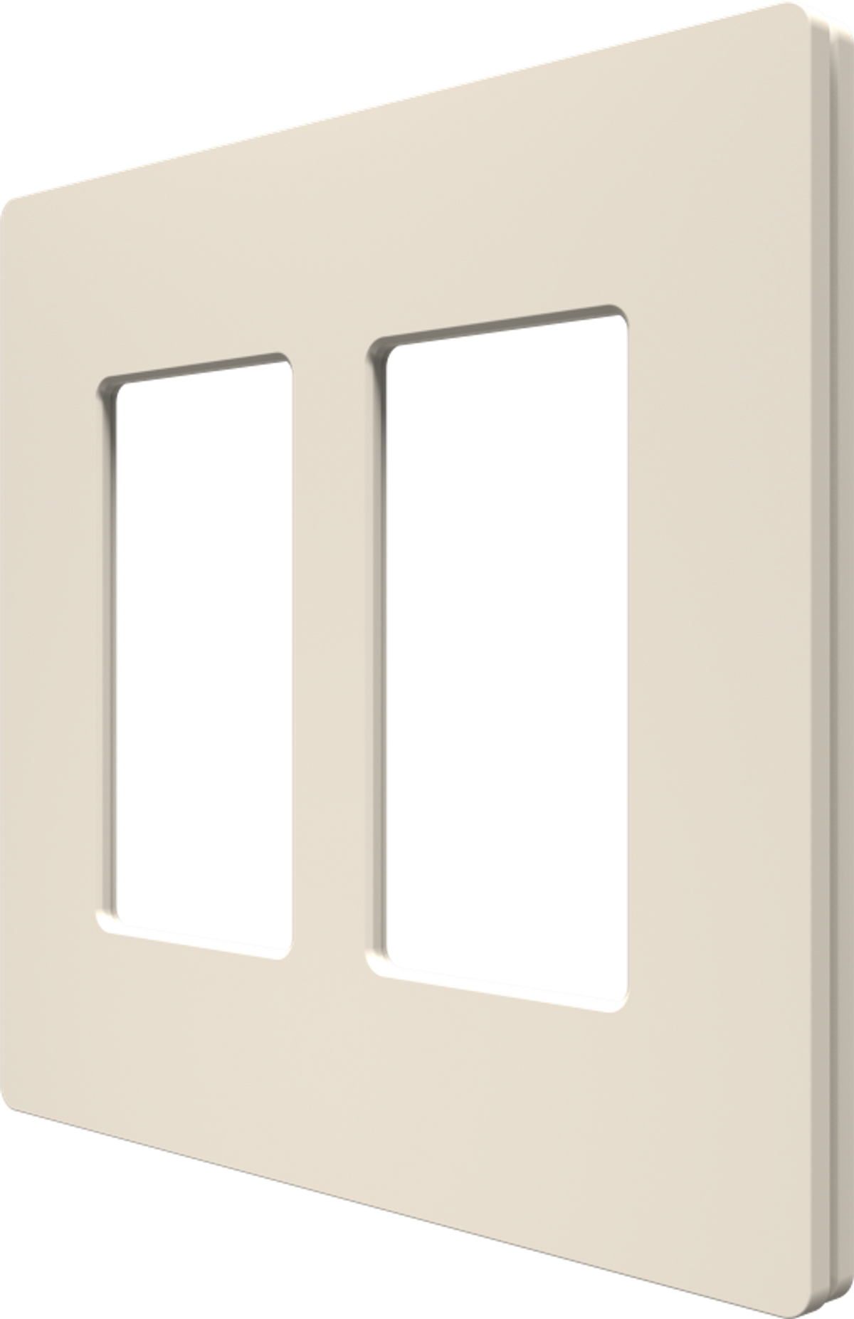 Crestron CM2-FP-G2-A-T - Cameo® 2 Faceplate, 2-Gang, Almond Textured