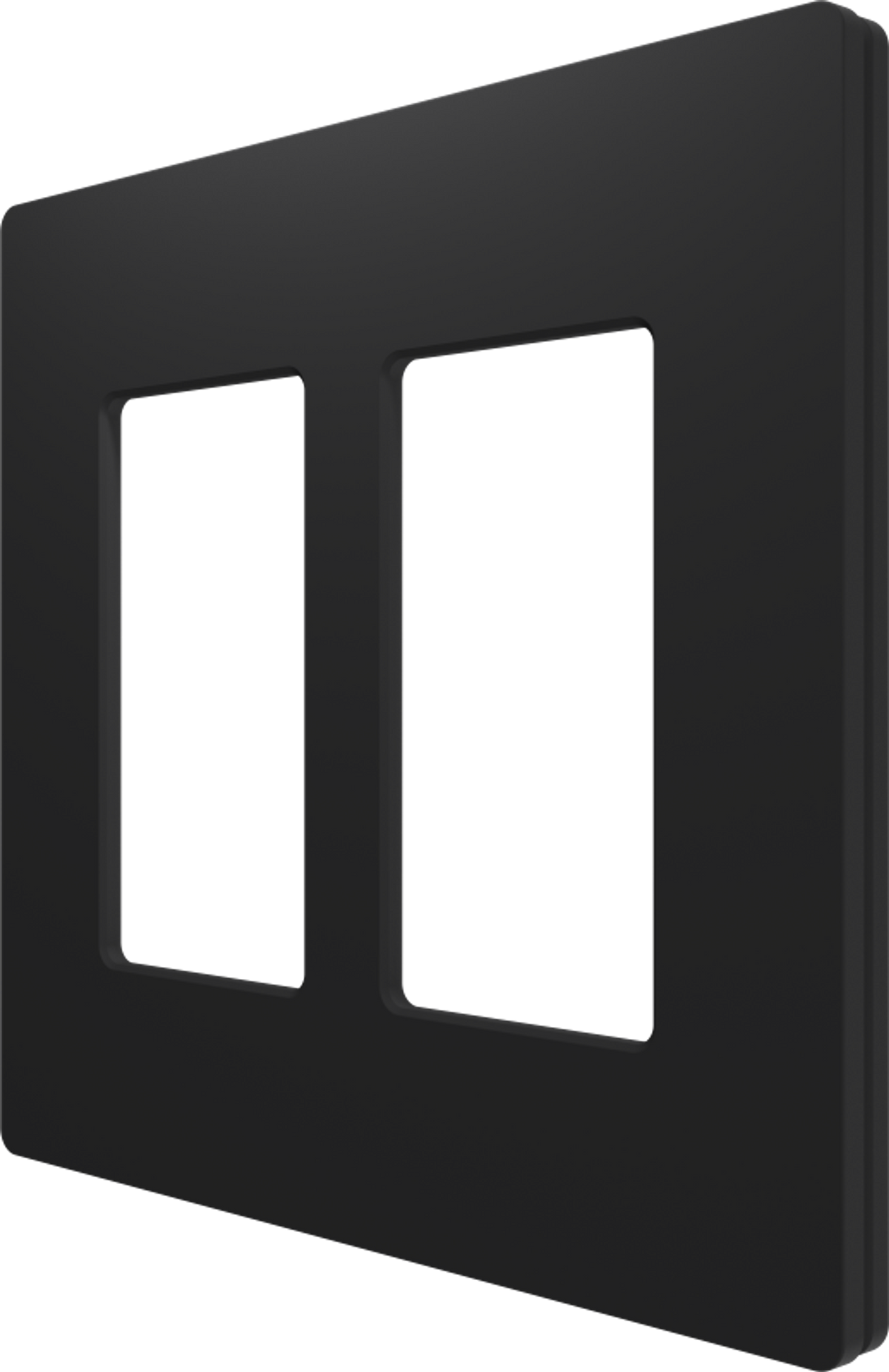 Crestron CM2-FP-G2-B-T - Cameo® 2 Faceplate, 2-Gang, Black Textured