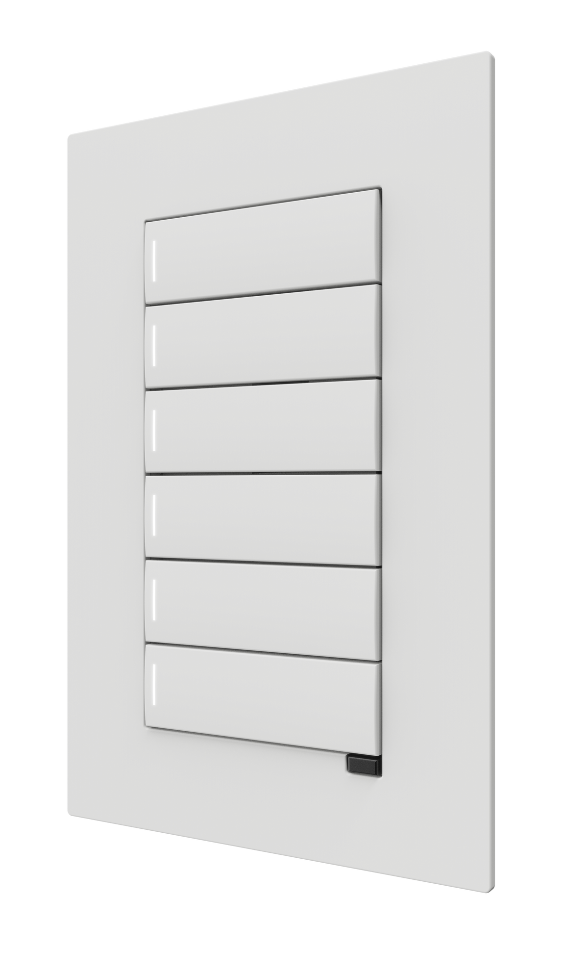 Crestron CM2-KPFCN-W-T - Cameo® 2 Flush Keypad with Cresnet® Communications, Full Keypad, Standard Engraved, White Textured