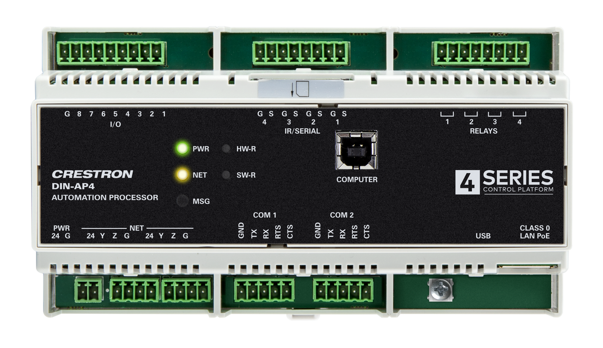 Crestron DIN-AP4 - 4-Series™ DIN Rail Control System