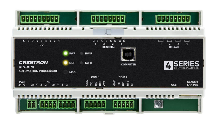 Crestron DIN-AP4 - 4-Series™ DIN Rail Control System