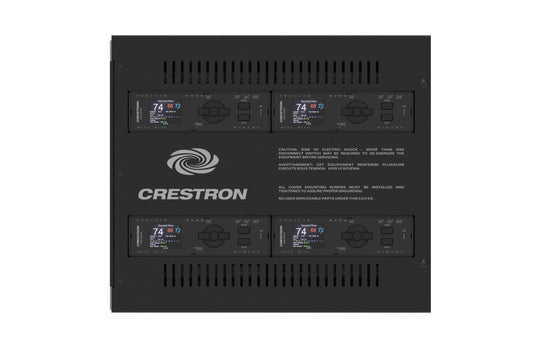 Crestron DIN-EN-2X18-HC-2OPEN - DIN Rail Enclosure with 2 DIN Rails and 2 Cover Openings