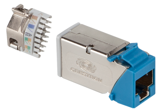 Crestron DM-CONN-ULTRA-RECP-20 - DigitalMedia™ Ultra Keystone RJ-45 Jack, 20-Pack w/Termination Tool