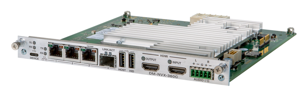 Crestron DM-NVX-360C - DM NVX® 4K60 4:4:4 HDR Network AV Encoder/Decoder Card