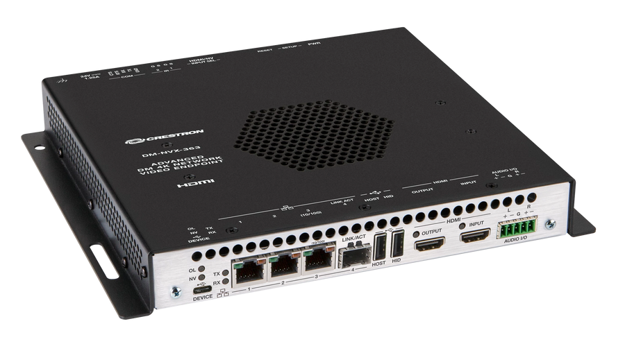 Crestron DM-NVX-363 - DM NVX® 4K60 4:4:4 HDR Network AV Encoder/Decoder with Downmixing and Dante® Audio