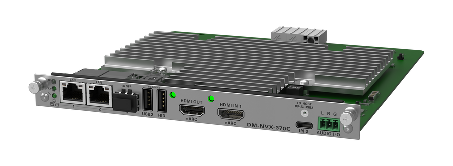 Crestron DM-NVX-370C - DM NVX® 4K60 4:4:4 AV-over-IP Encoder/Decoder Card with HDMI® and USB-C® Connectivity