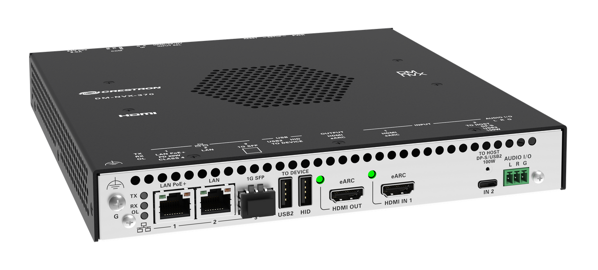 Crestron DM-NVX-370 - DM NVX® 4K60 4:4:4 AV-over-IP Encoder/Decoder with HDMI® and USB-C® Connectivity