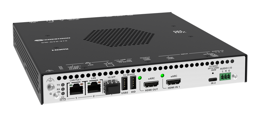 Crestron DM-NVX-370 - DM NVX® 4K60 4:4:4 AV-over-IP Encoder/Decoder with HDMI® and USB-C® Connectivity